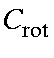 $displaystyle C_{rm rot}$