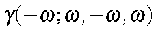 $gamma(-omega