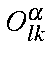 $O^{\alpha}_{lk}$